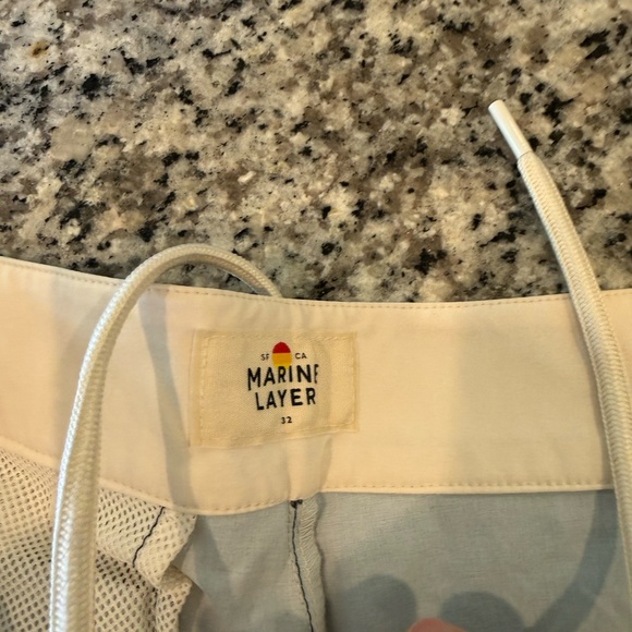 Marine Layer Striped Board Short 6.5" - 32 - Picture 3 of 4